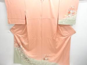 手箱に花模様訪問着